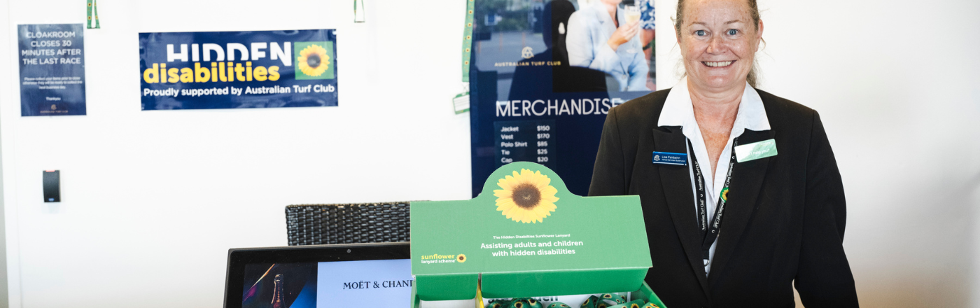 Australian Turf Club Joins the Hidden Disabilities Sunflower