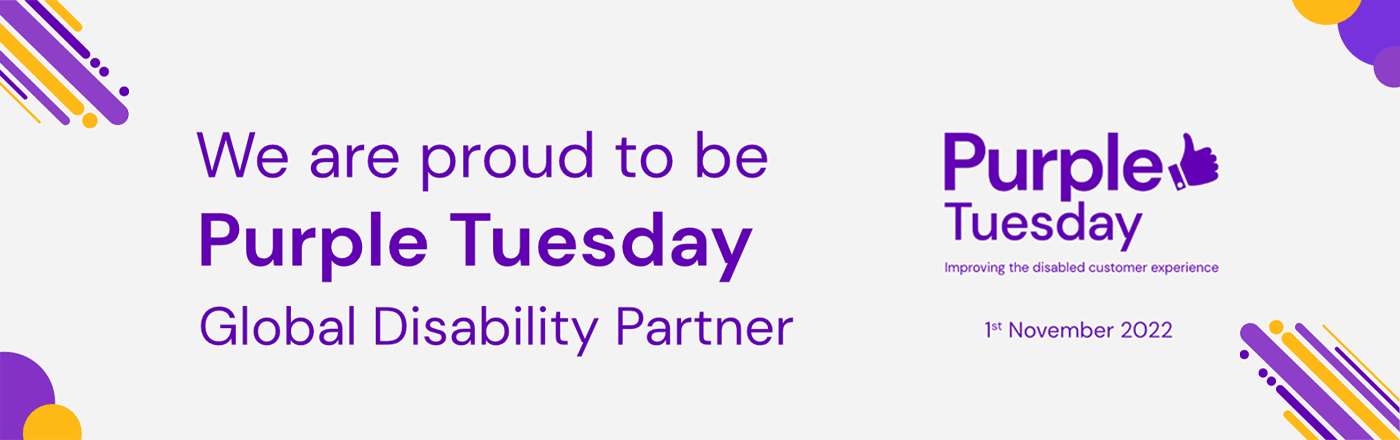 We are the Purple Tuesday Global Disability Partner for 2022