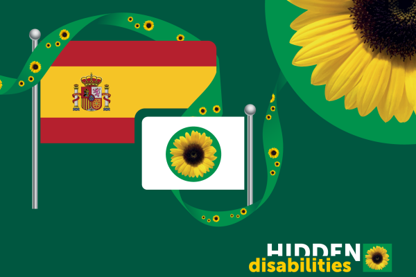 A dedicated Hidden Disabilities Sunflower website for Spain