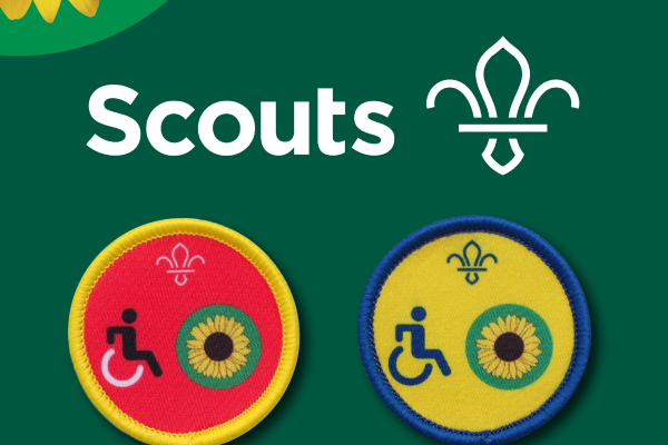 Hidden Disabilities Sunflower x Scouts UK 