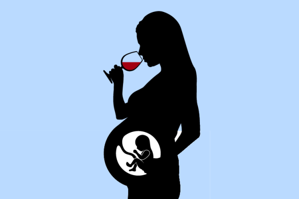 You never drink alone when you are pregnant