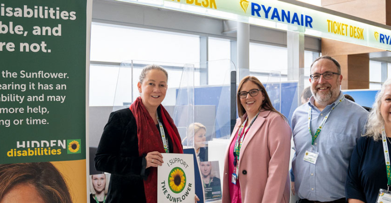 Ryanair Launches The Hidden Disabilities Sunflower 0732