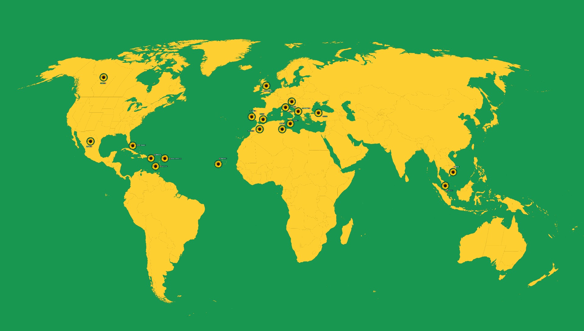Ports around the world