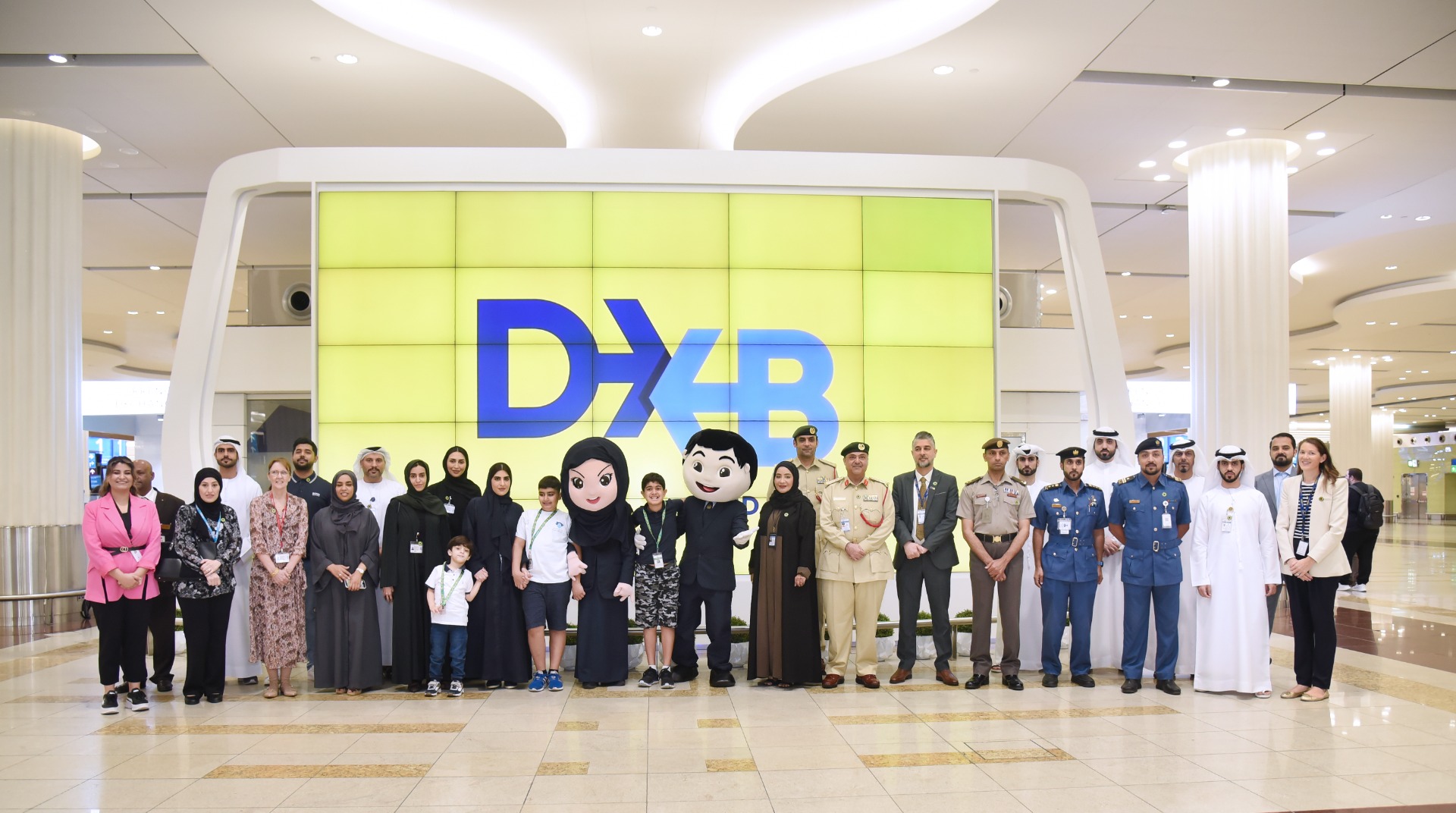 Group of DXB employees