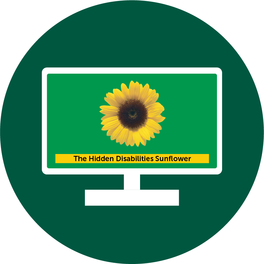 screen with Sunflower symbol