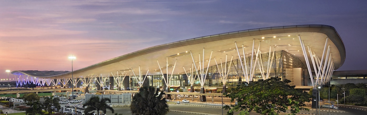 The terminal at Kempegowda International Airport