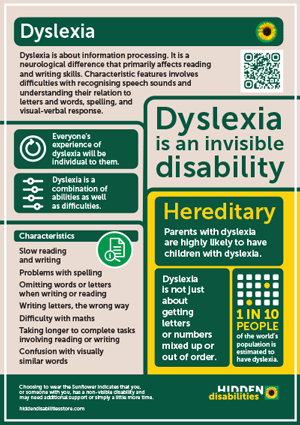 Dyslexia poster