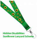 Hidden Disabilities Sunflower Lanuyard Scheme